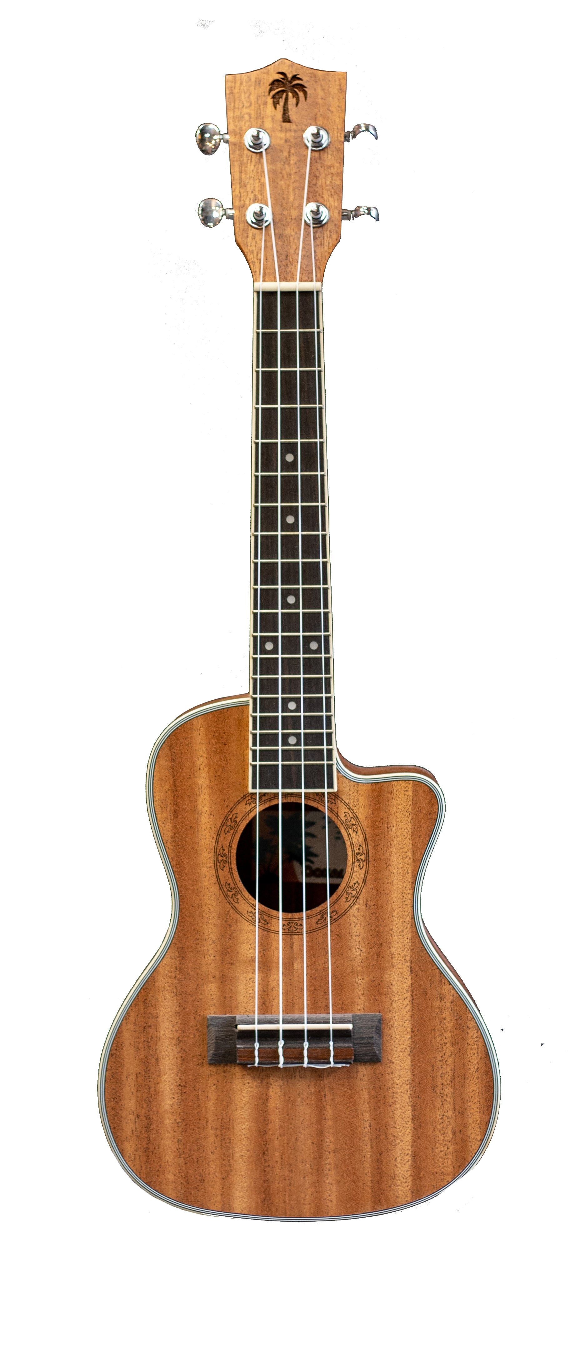 Ookala Concert Electric Ukulele Mahogany With Cutaway