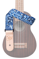 Kala 1.5" Wide & 58.5" Instrument Strap - Blue Tapa