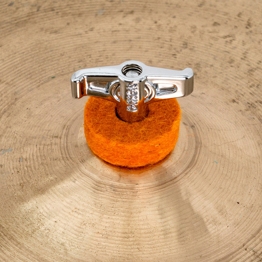 Dixon Orange Wool Cymbal Felt 4PC Pack