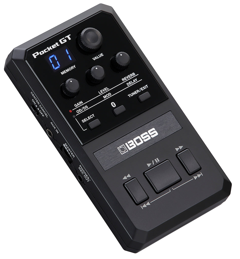 Boss Pocket GT Rechargeable Guitar Amp Modeler