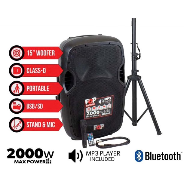 Blastking POP15AC 2000w 15" Altavoz Amplificado