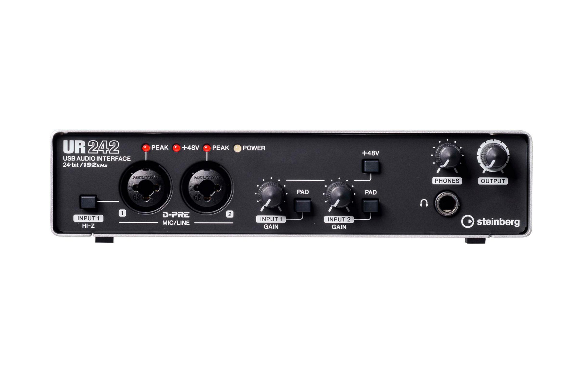 Steinberg UR242 - USB 2.0 Audio Interface with Dual Microphone Preamps