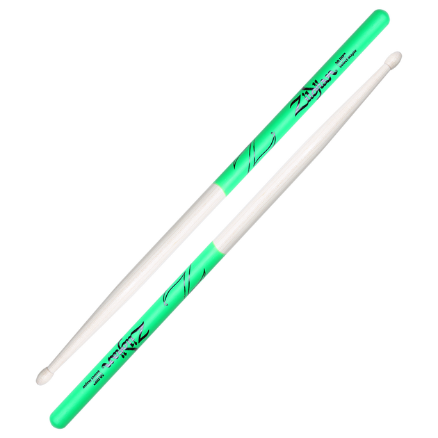 Zildjian 5B Maple Green Dip Drumsticks