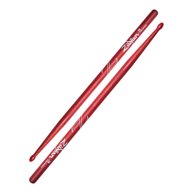 Zildjian 5B Nylon Tip Red Drumsticks