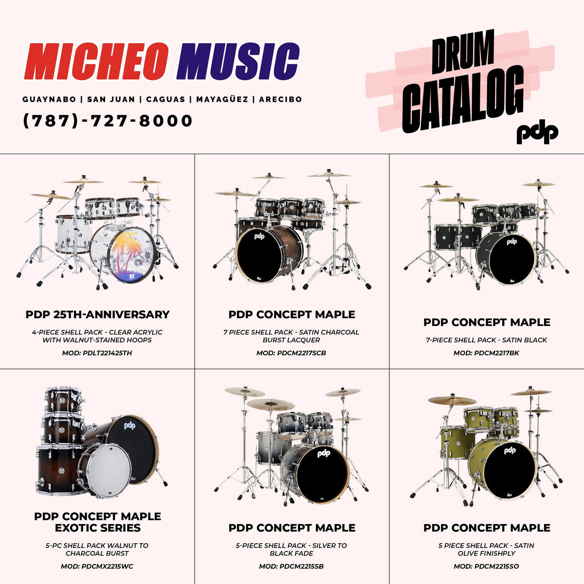 PDP DRUM CATALOG