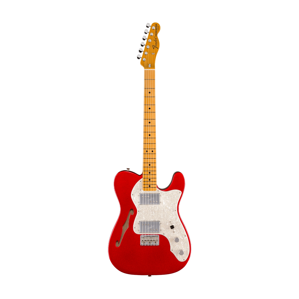 Fender American Vintage II 1972 Telecaster Thinline Electric Guitar - Candy Apple Red