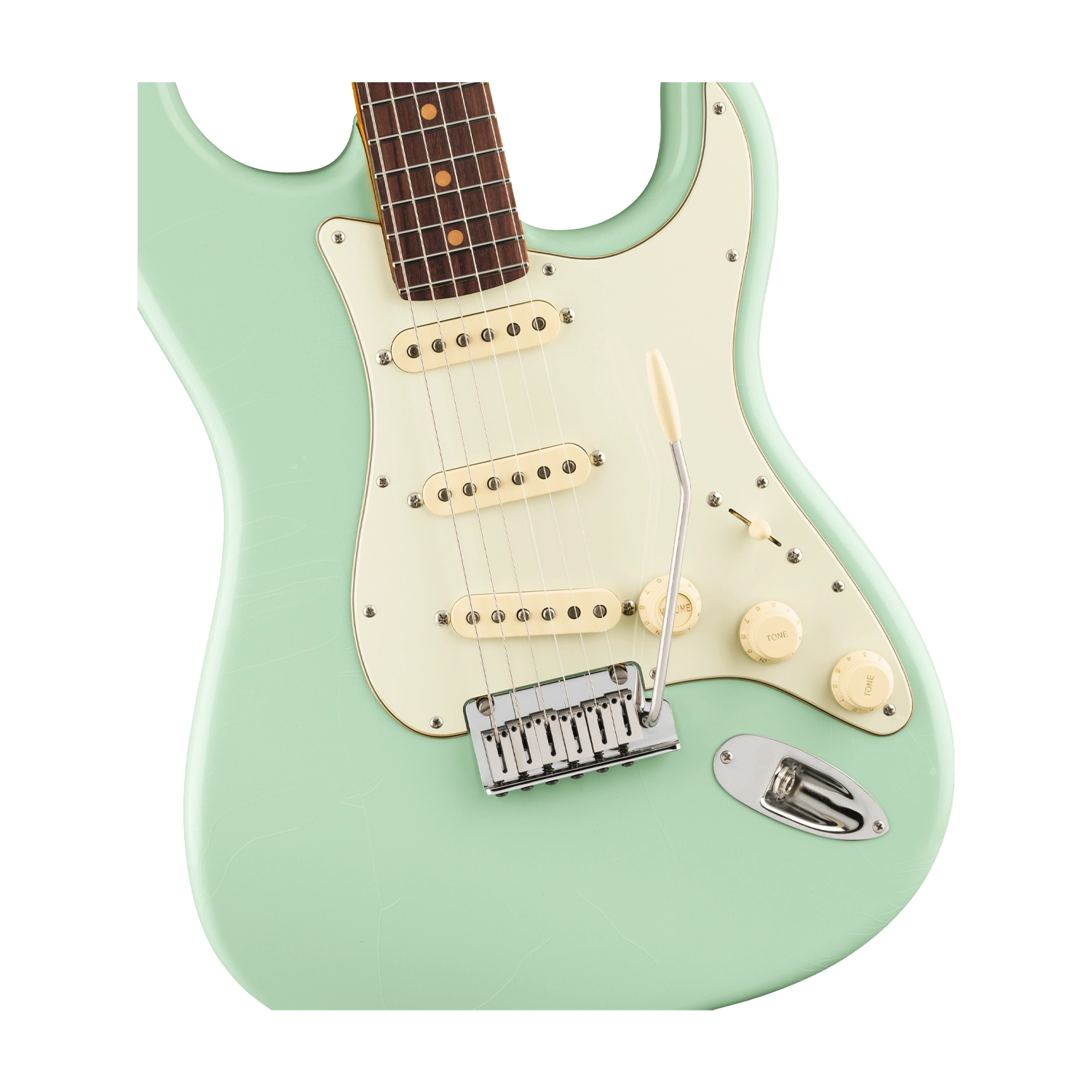 Fender American Ultra Luxe Vintage '60s Stratocaster Electric Guitar - Surf Green