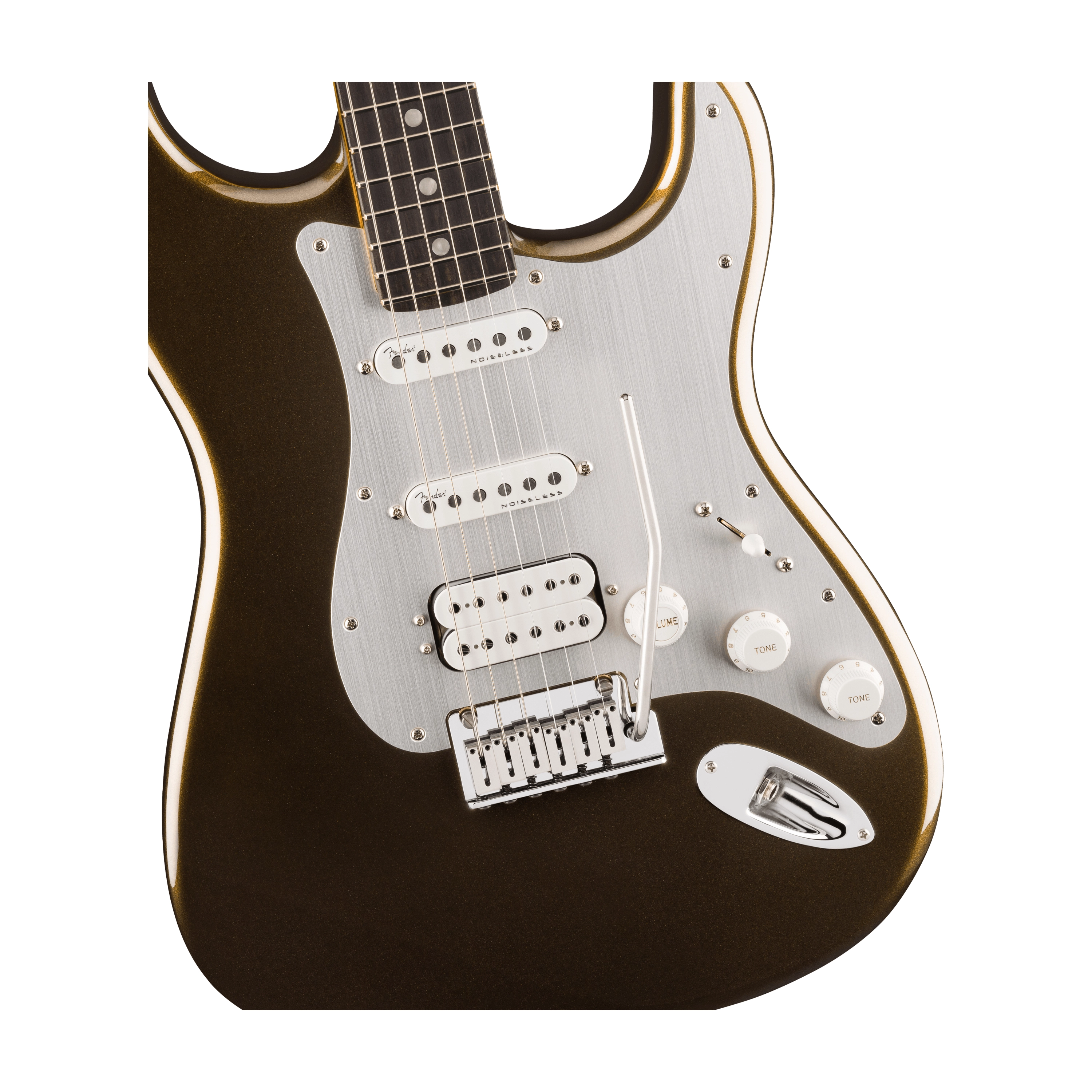 Fender American Ultra II Stratocaster HSS Electric Guitar - Texas Tea