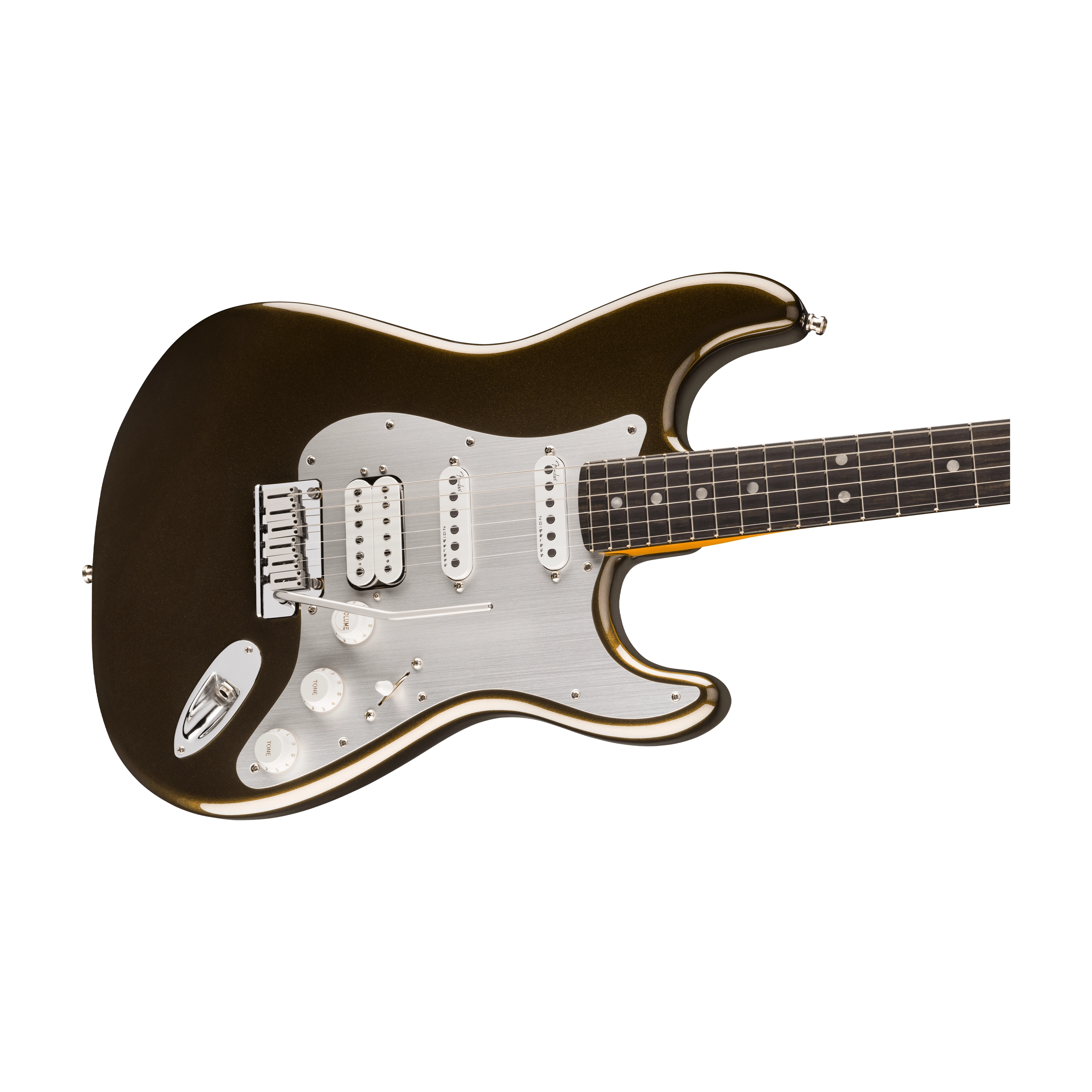 Fender American Ultra II Stratocaster HSS Electric Guitar - Texas Tea