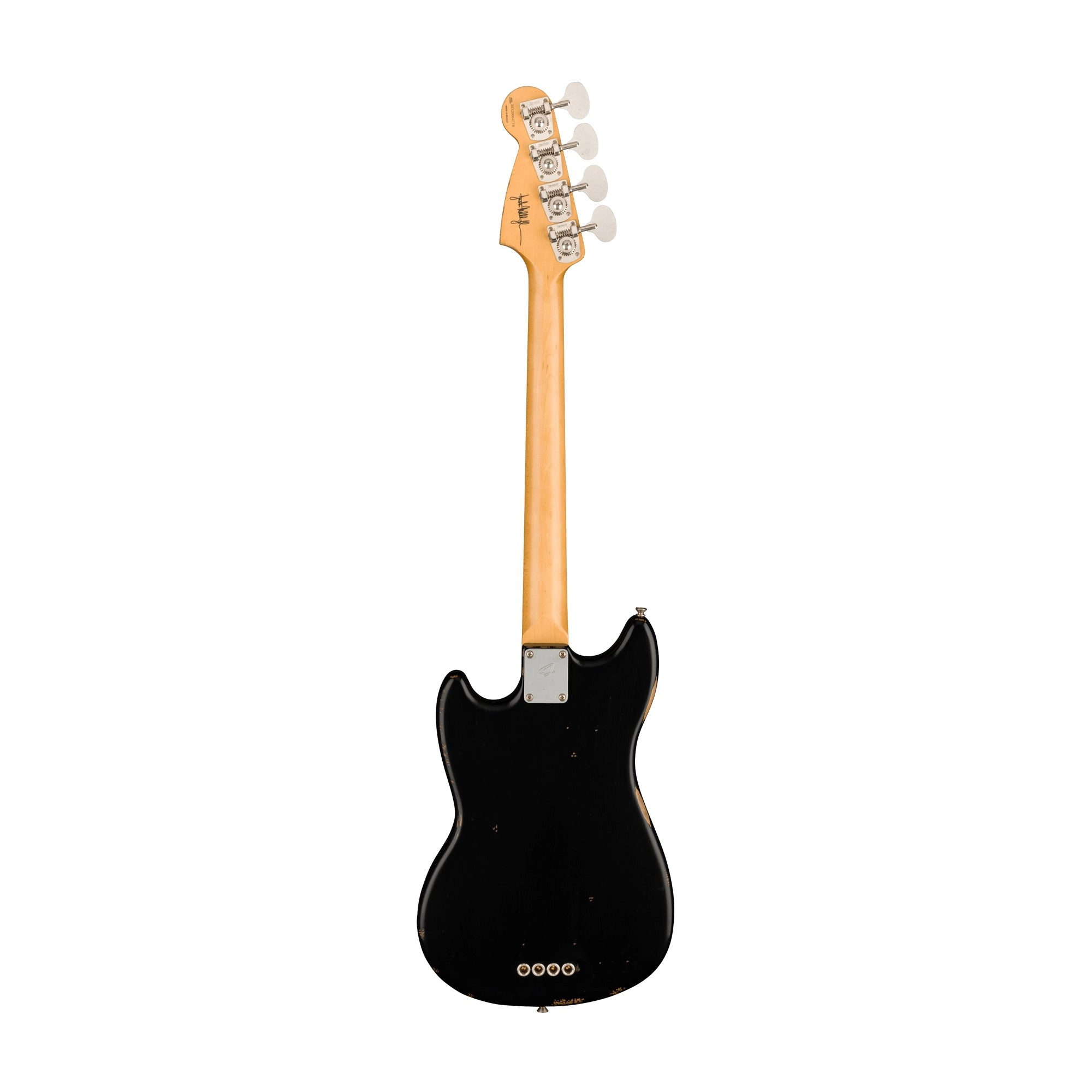 Fender JMJ Road Worn Mustang Solidbody Electric Bass - Black