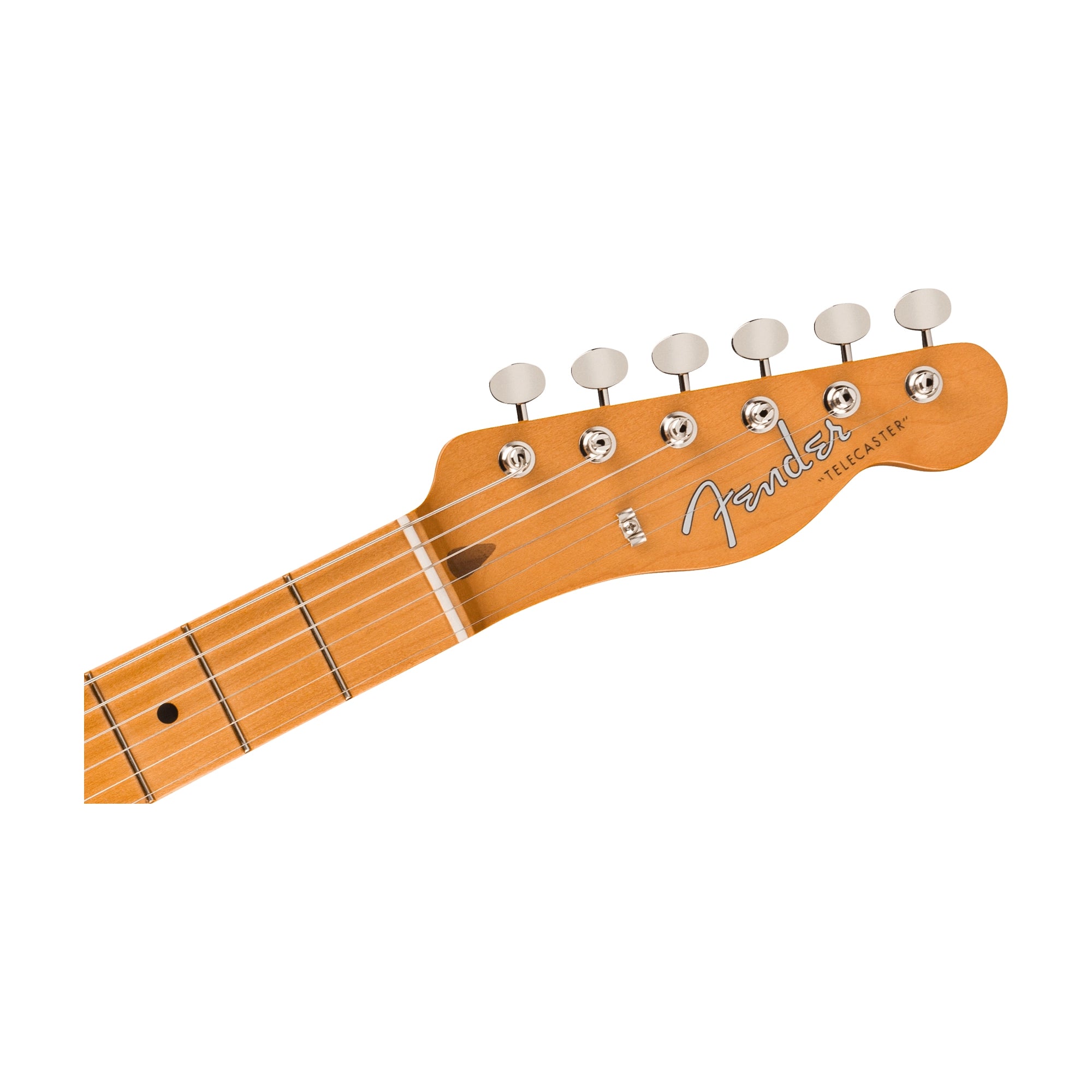 Close up view of Fender 0149192346 Vintera® III Late '50s Telecaster headstock