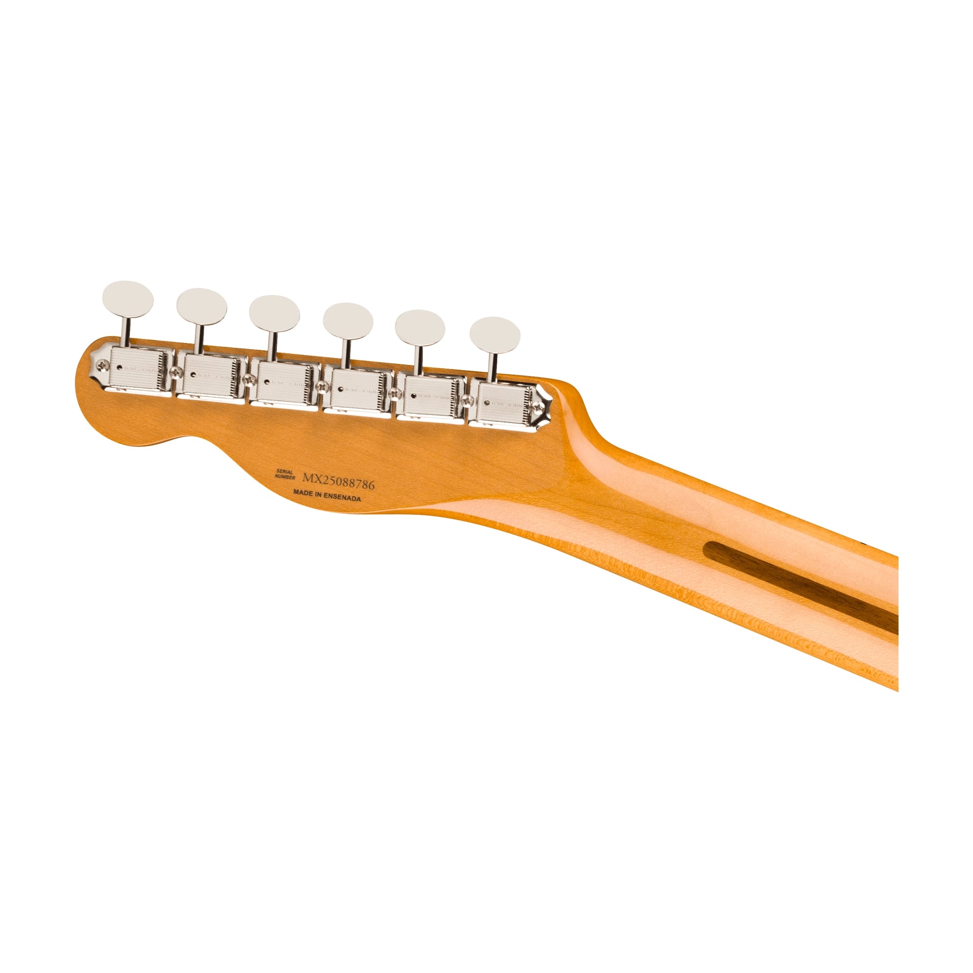 Close up view of Fender 0149192346 Vintera® III Late '50s Telecaster back headstock