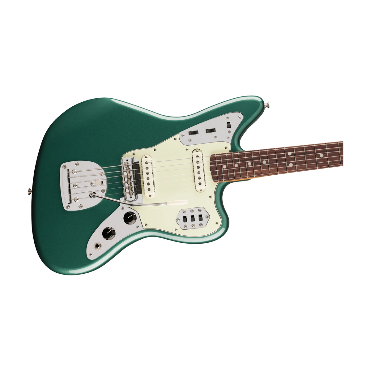 Fender Vintera III Mid 60's Jaguar Electric Guitar - Sherwood Green Metallic