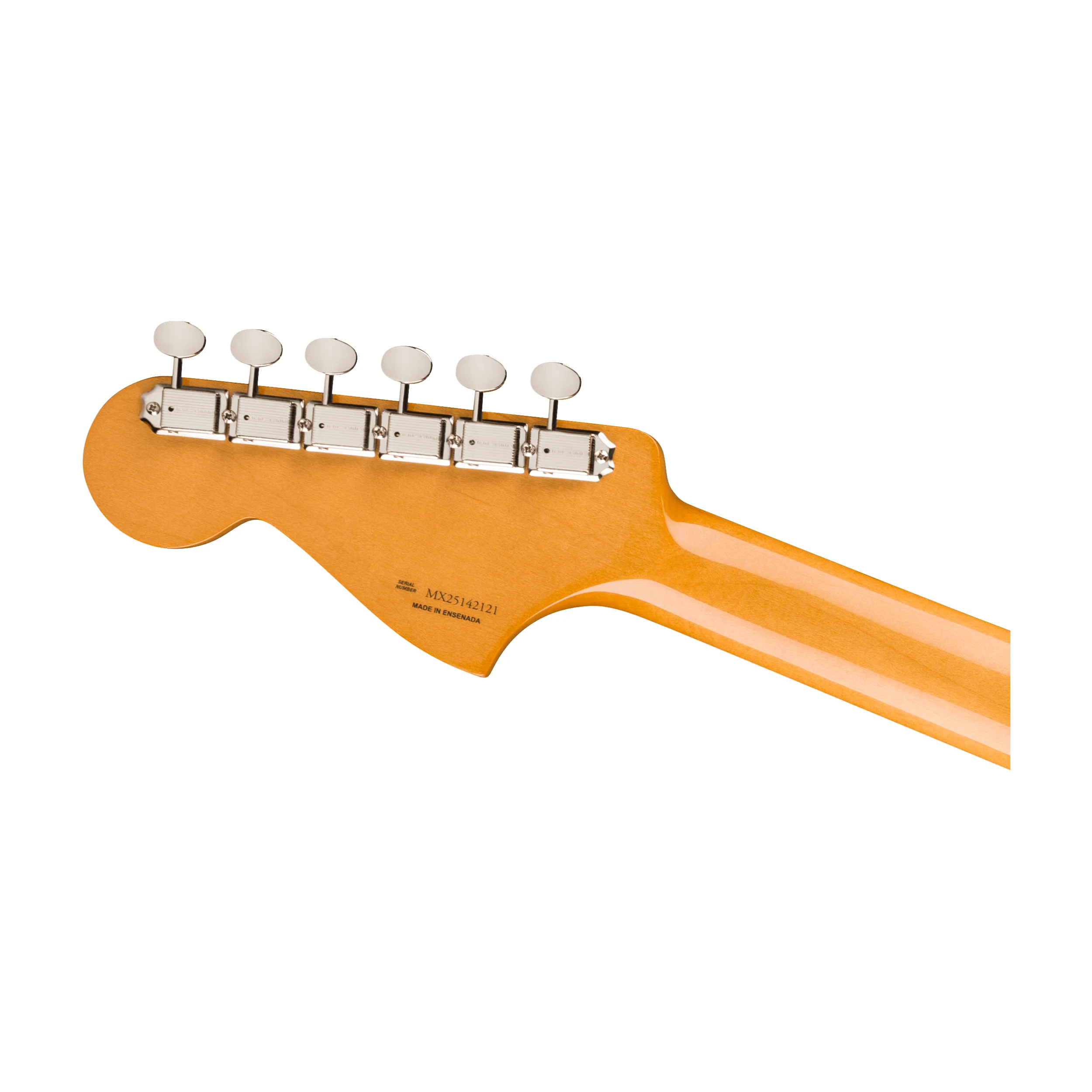 Close up view of Fender 0149390305 Vintera® III Early '60s Bass VI back headstock