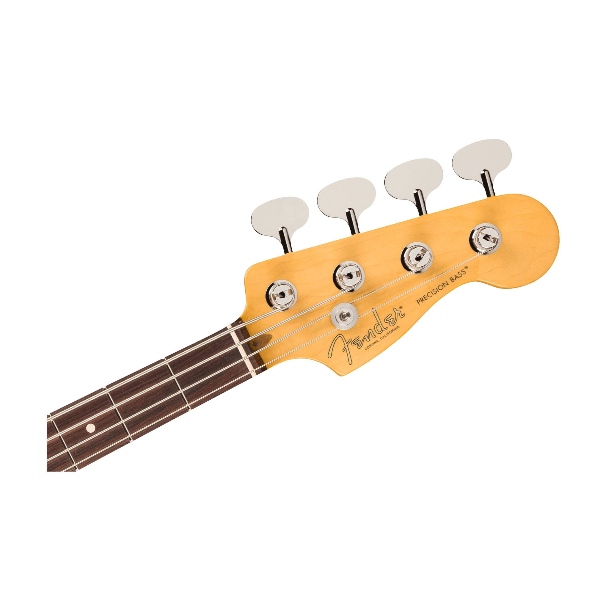 0198630374 Headstock Close up on White Background.