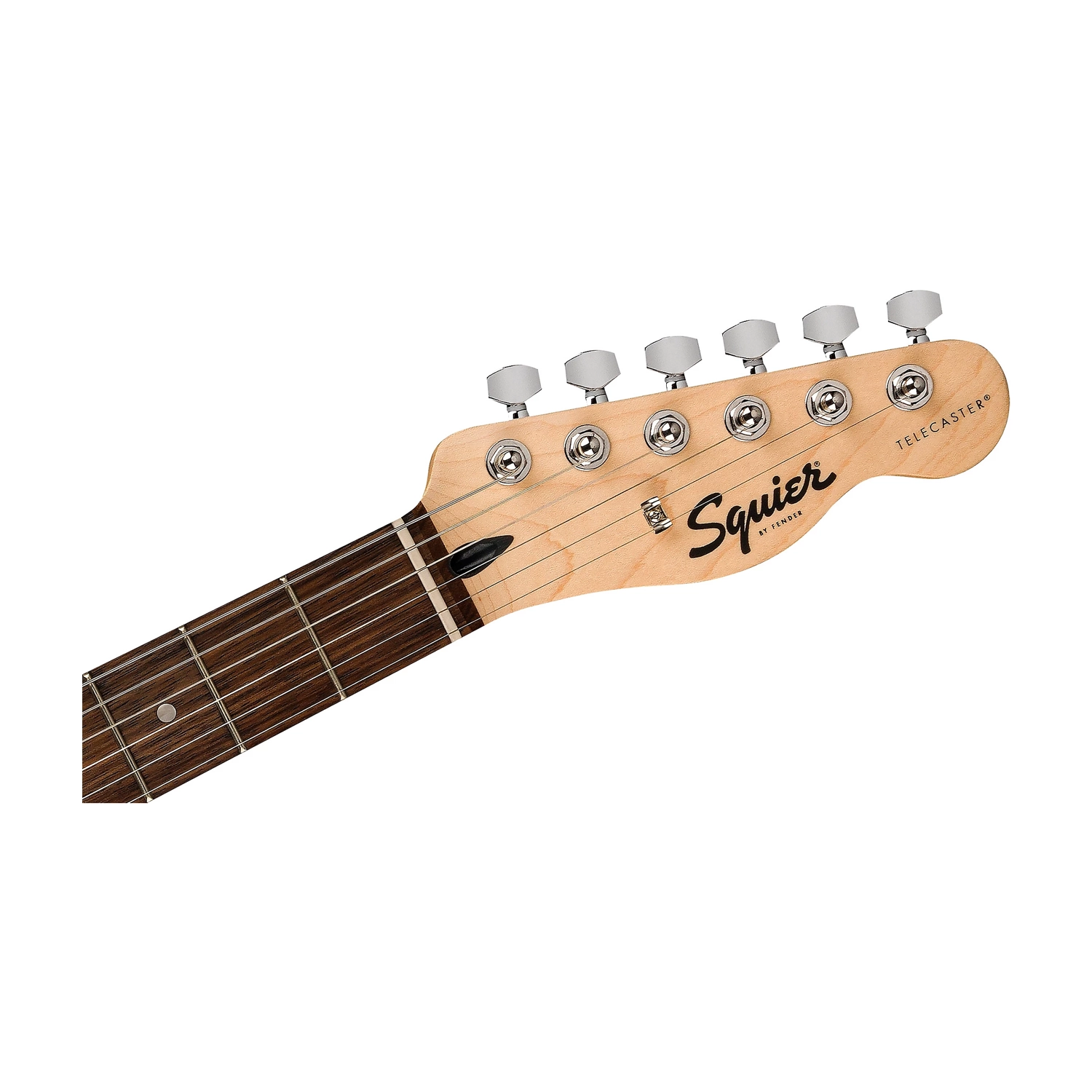Squier Sonic Telecaster Electric Guitar - Torino Red Headstock close up