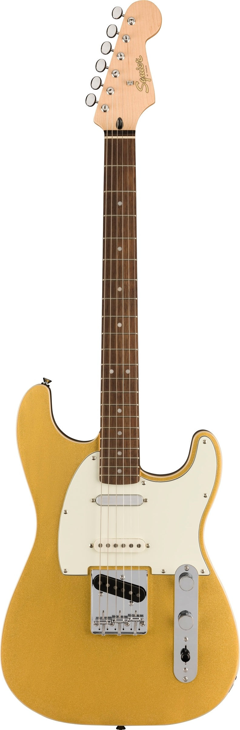 Squier Paranormal Custom Nashville Stratocaster Solidbody Electric Guitar - Aztec Gold