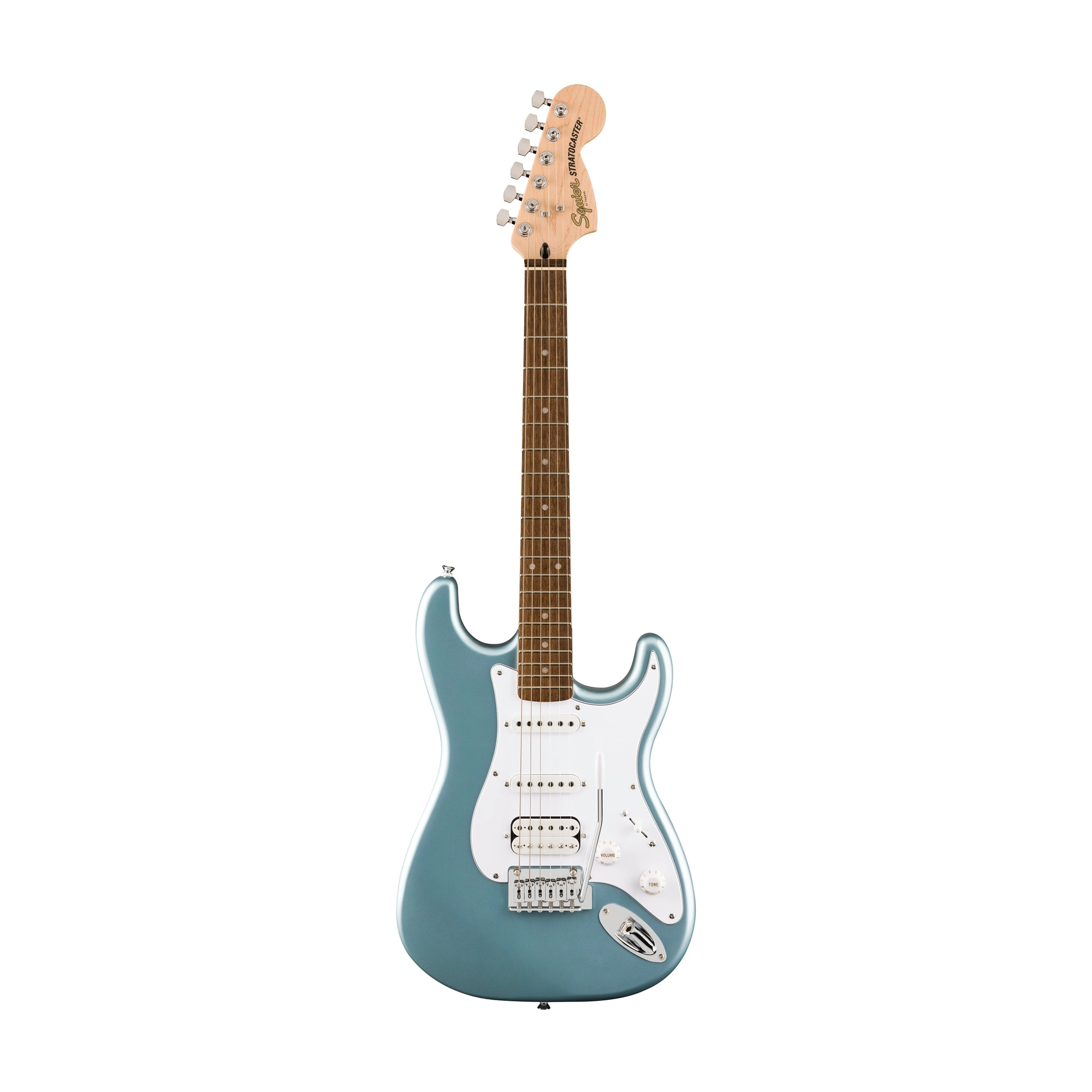 Squier Affinity Series Stratocaster Junior HSS Electric Guitar - Ice Blue Metallic