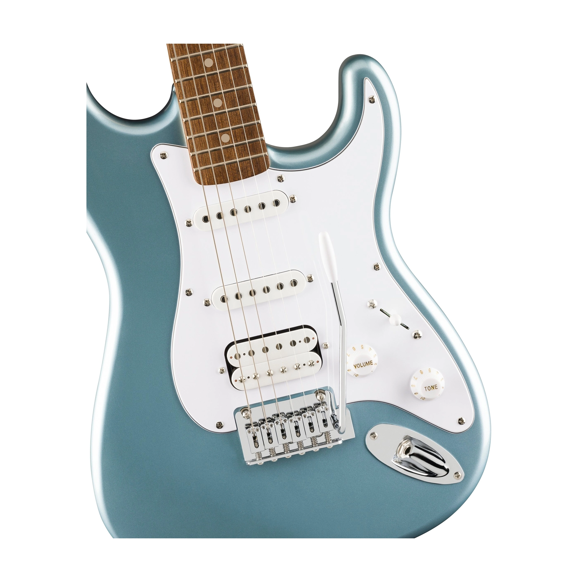 Squier Affinity Series Stratocaster Junior HSS Electric Guitar - Ice Blue Metallic