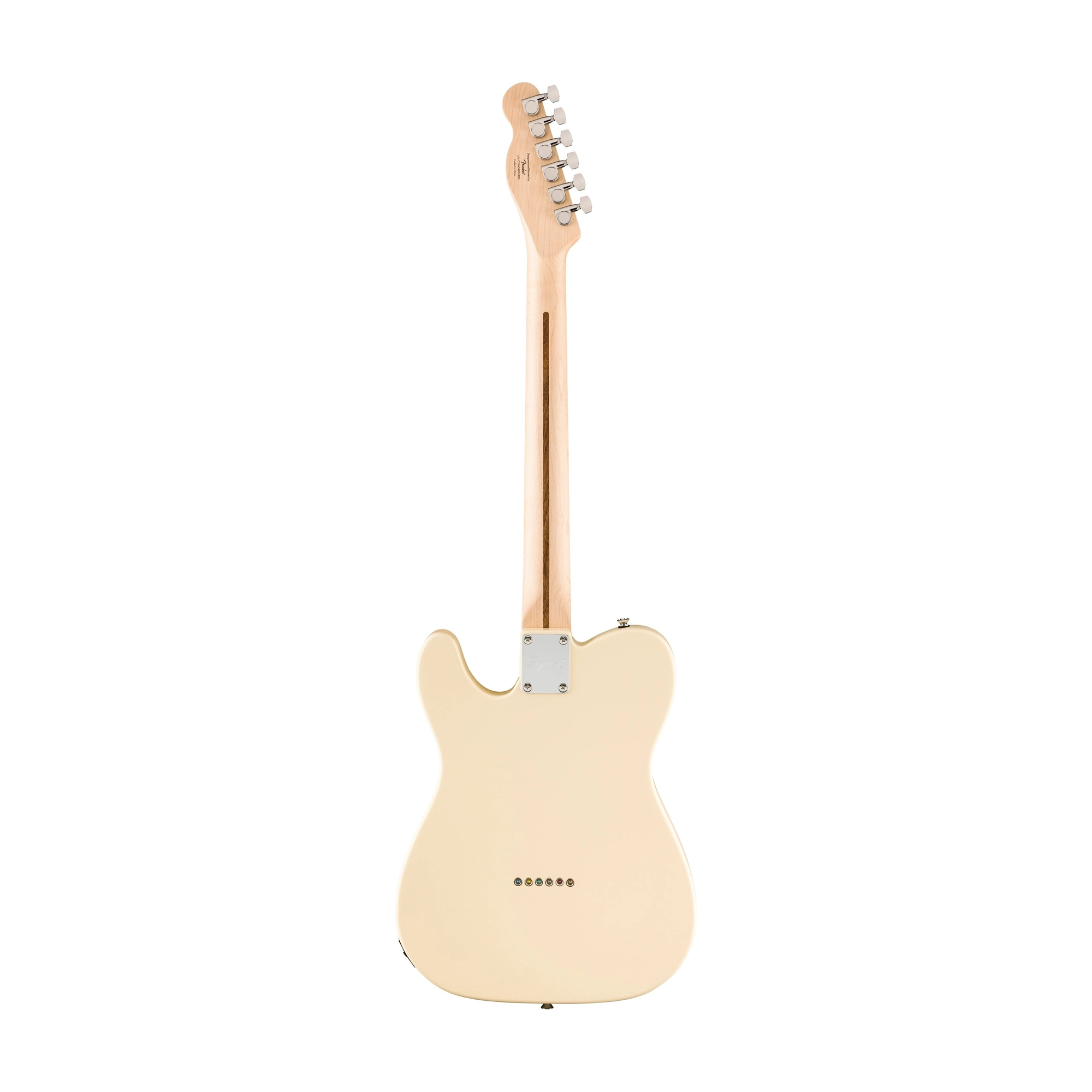 Squier Affinity Series Telecaster Thinline Electric Guitar - Olympic White