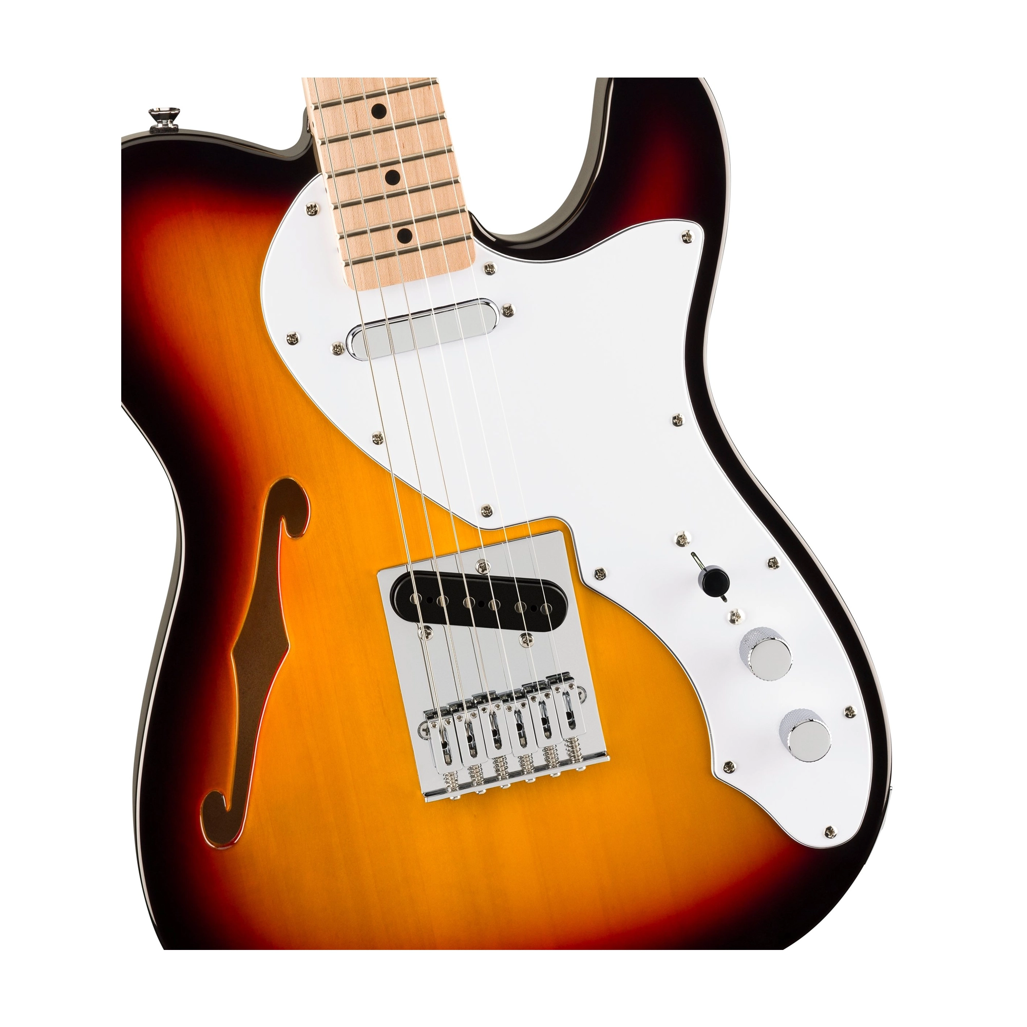 Squier Affinity Series Telecaster Thinline Electric Guitar - 3-color Sunburst