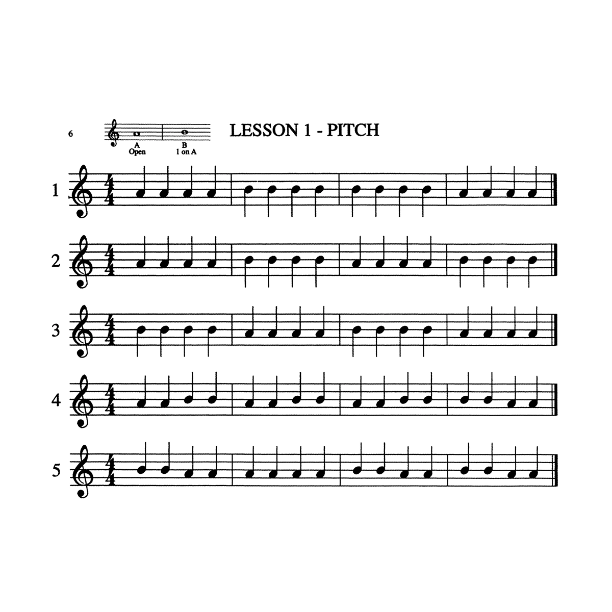 I Can Read Music: A note reading book for Violin Students - Volumen 1