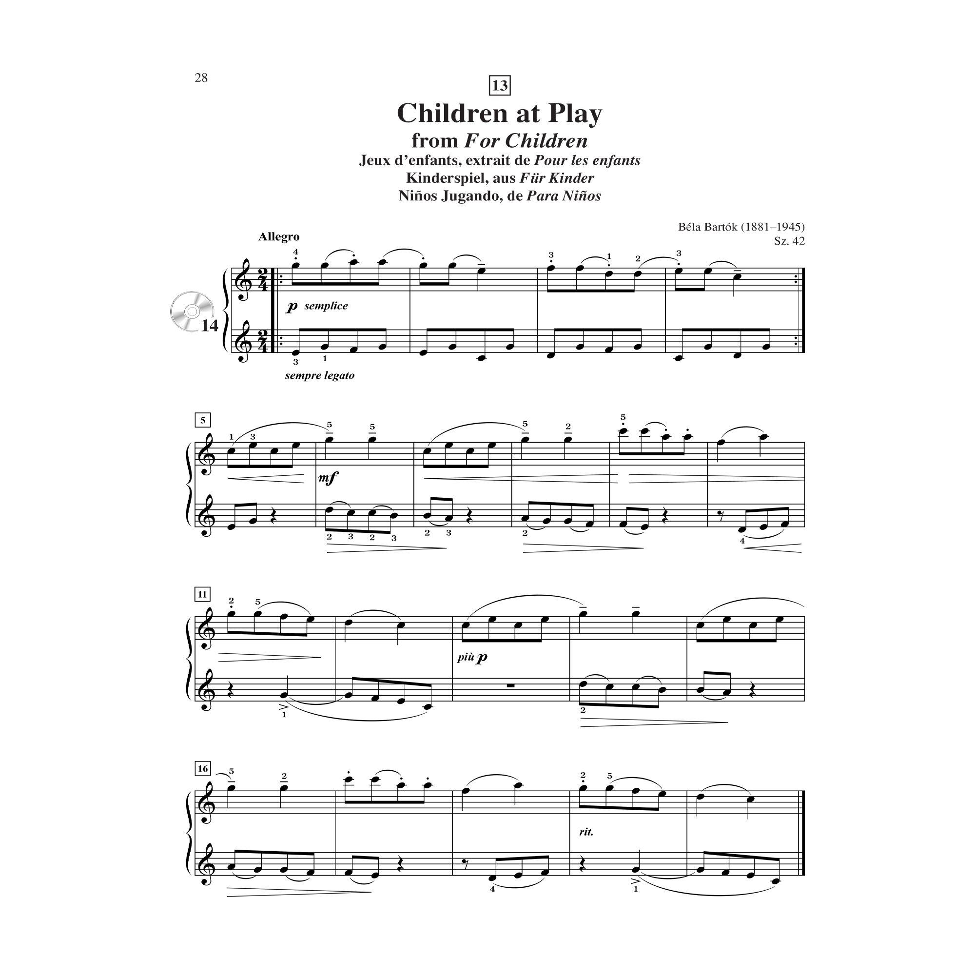 Suzuki Piano School: International Edition Piano Book- Volume 2