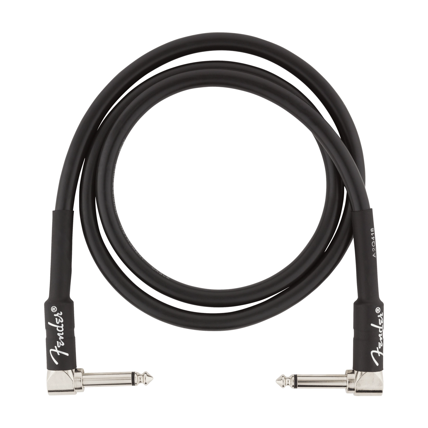 Fender Professional Series Instrument Cable Right Angle To Right Angle - 3' - Black