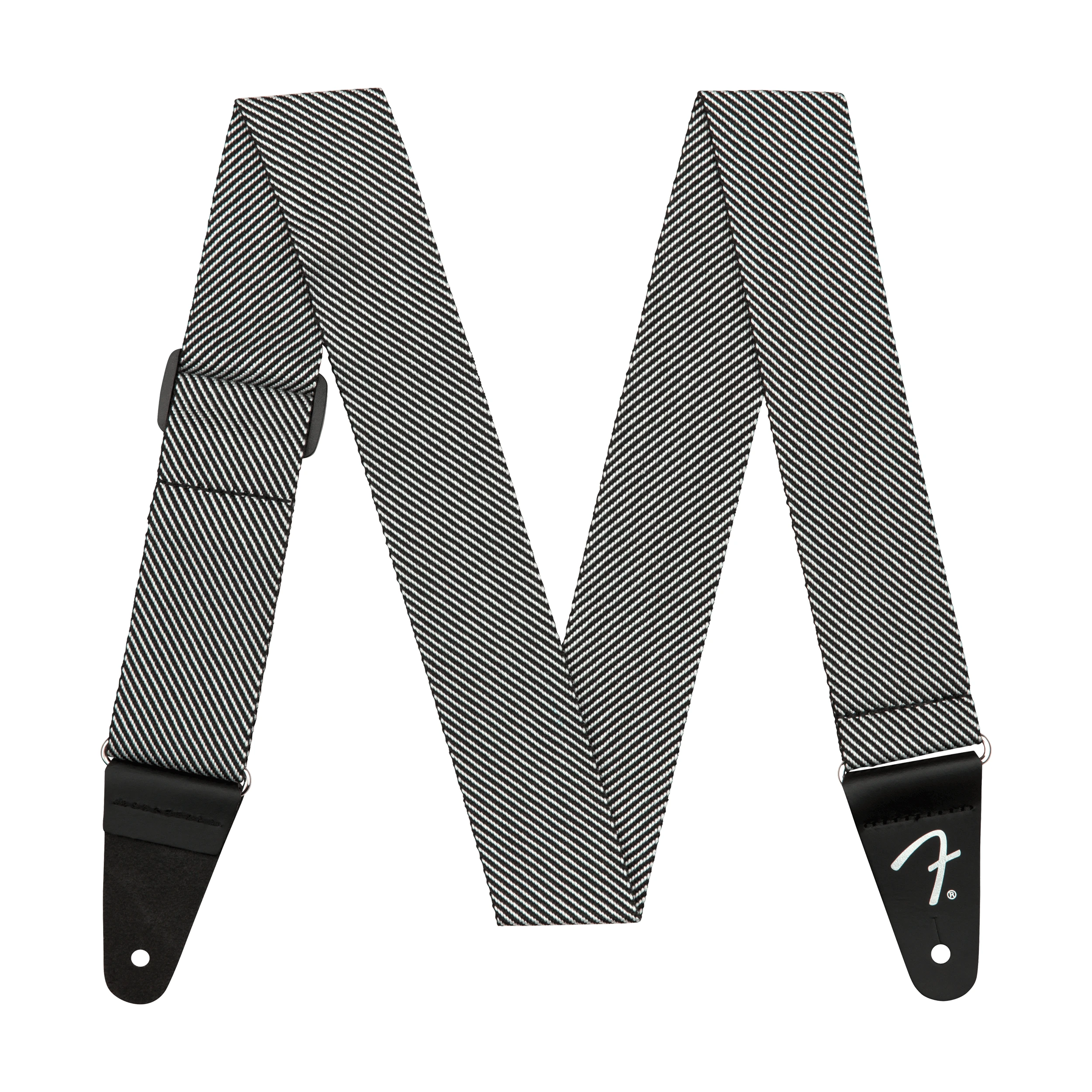 Fender Modern Tweed Strap - Black & White