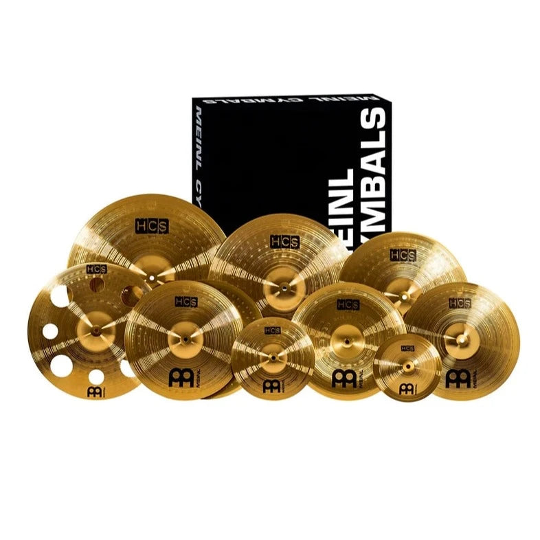 Meinl HCS-SCS1 Ultimate Complete Cymbal Set Pack with FREE 16-Inch Trash Crash