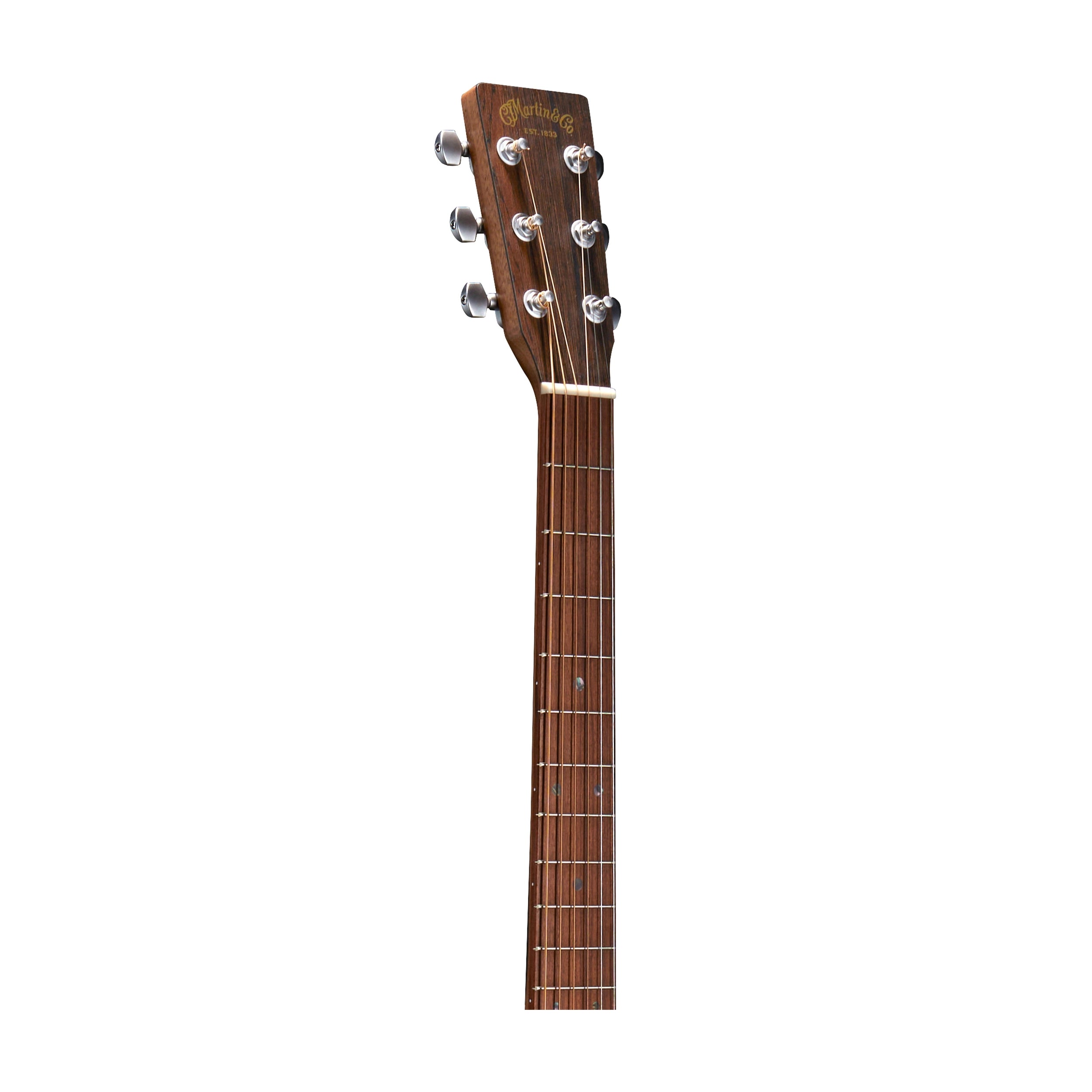 Martin D-X2E Dreadnought Acoustic-Electric Guitar Headstock
