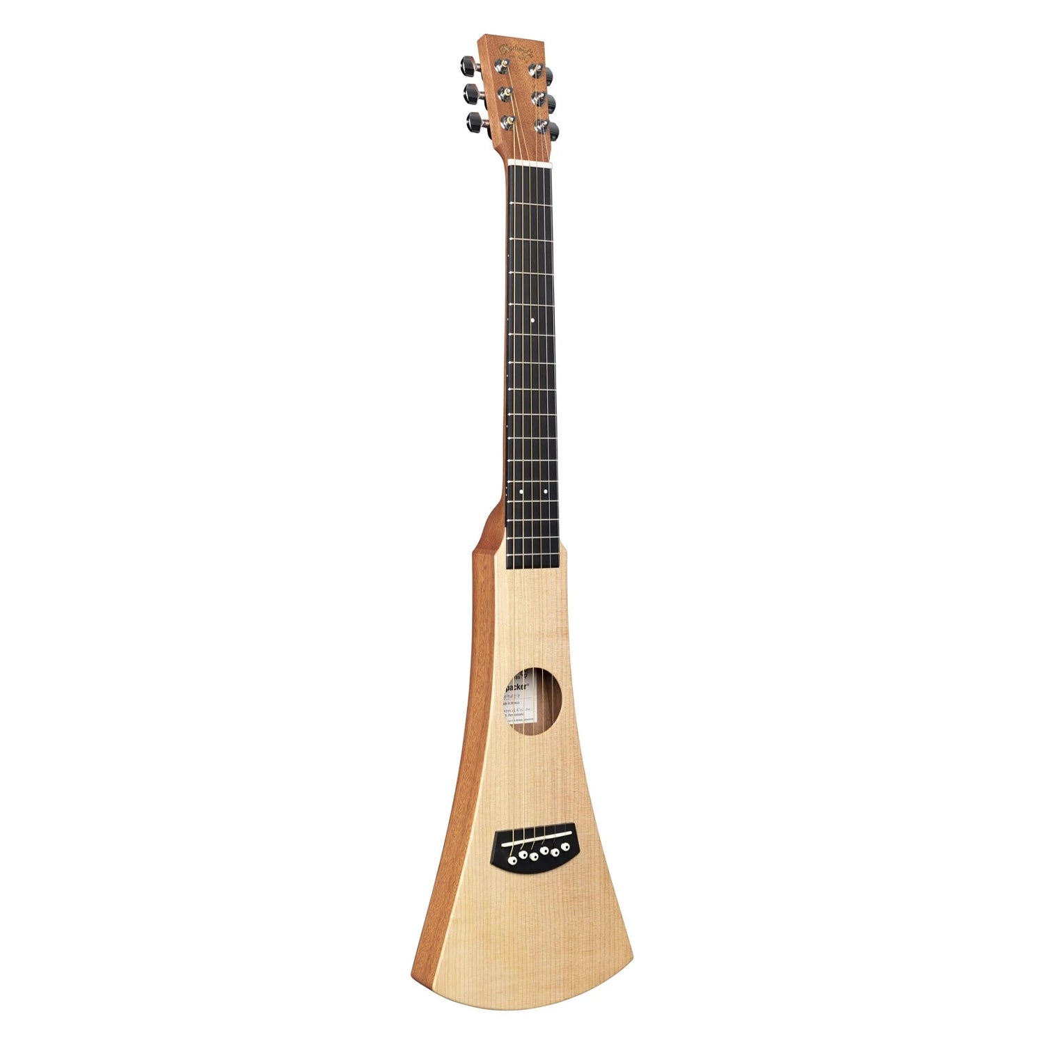 Martin Backpacker Steel String Acoustic Travel Guitar - Natural