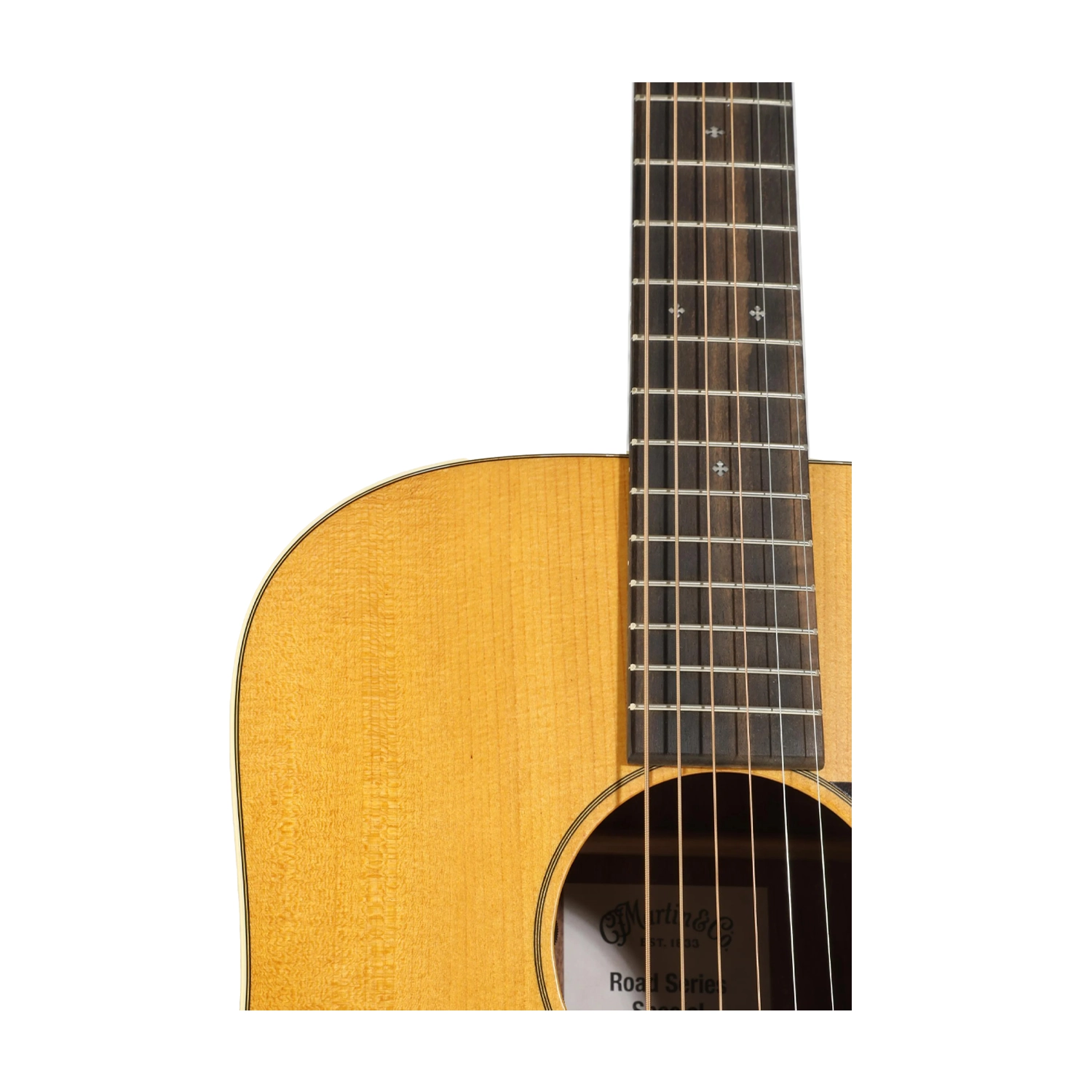 Martin Road Series D-10E Guitarra Electroacústica - Natural con Aging Toner