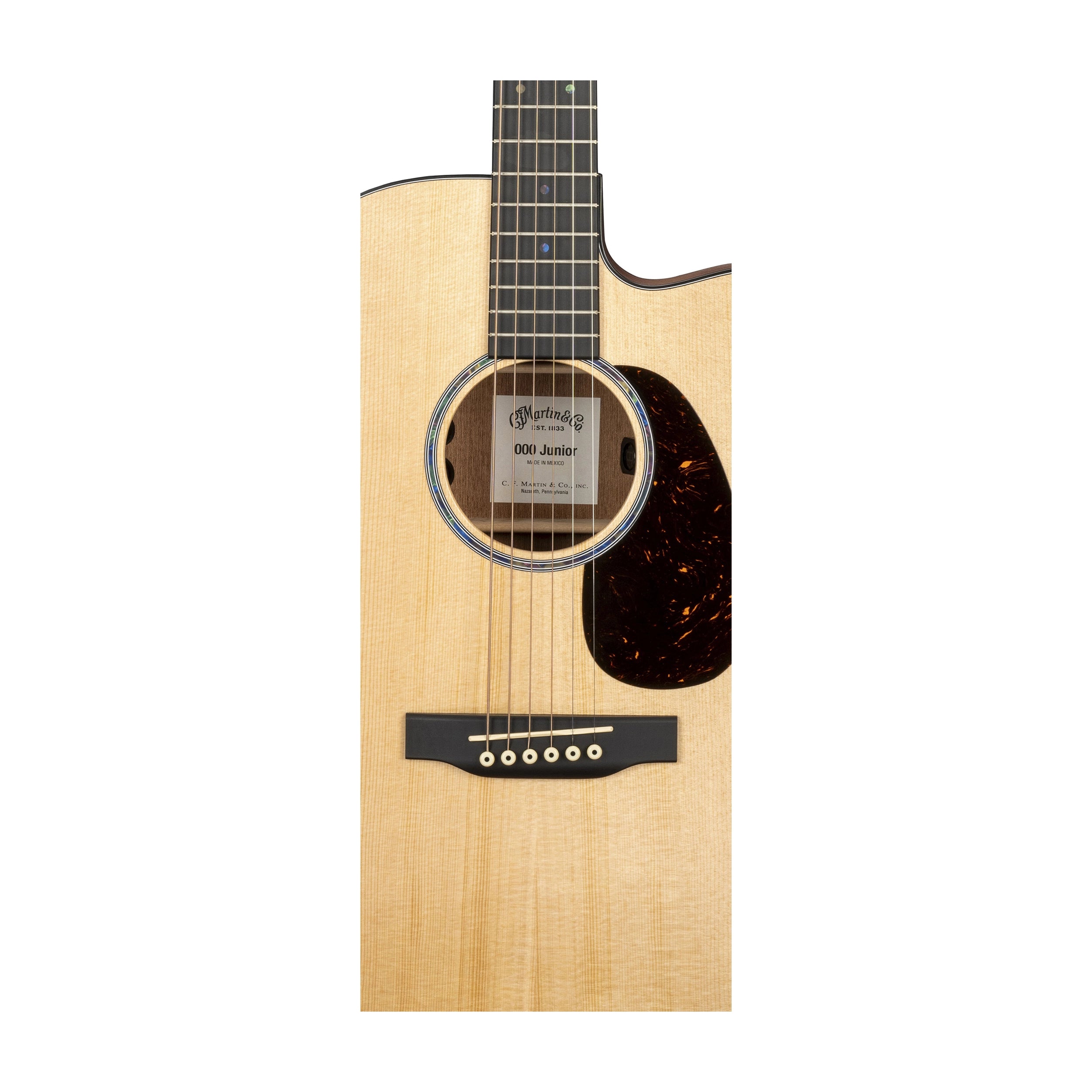 Martin 000c Jr-E Acoustic-Electric Guitar - Natural