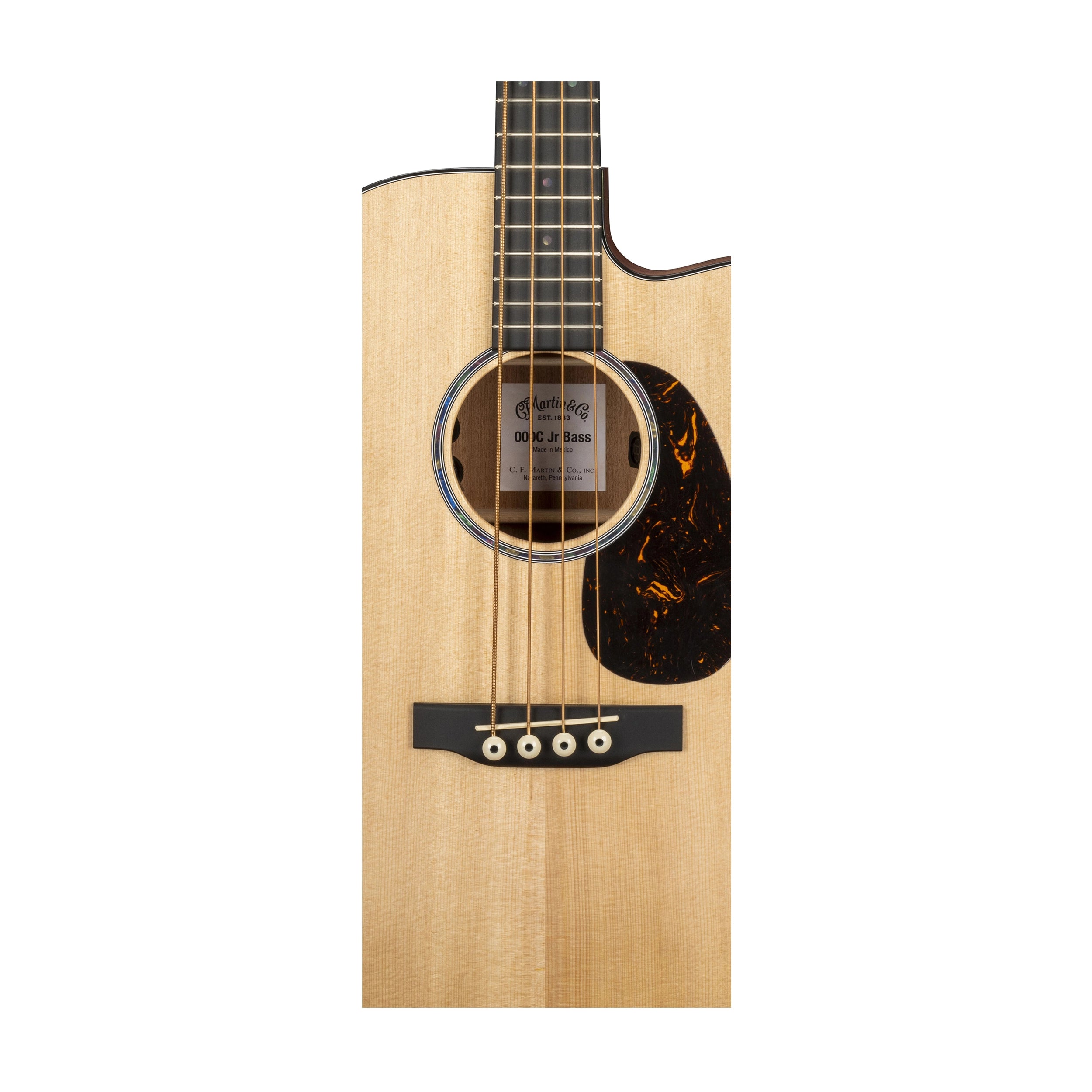 Martin 000C Jr-E Bass Acoustic-Electric Bass Guitar  - Natural