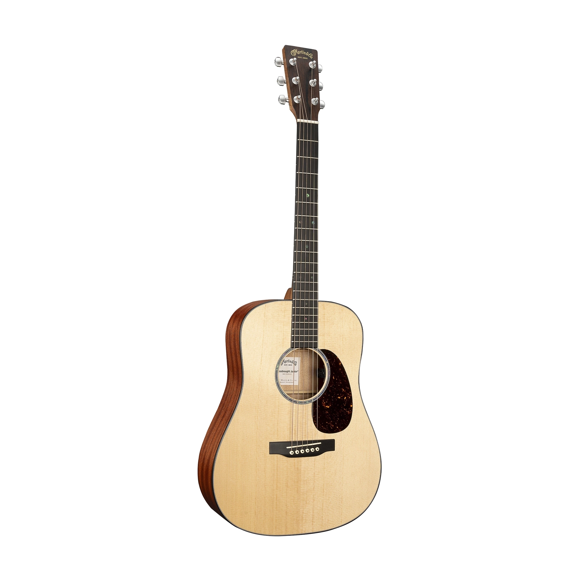 Martin D Jr-E Acoustic-Electric Guitar - Natural