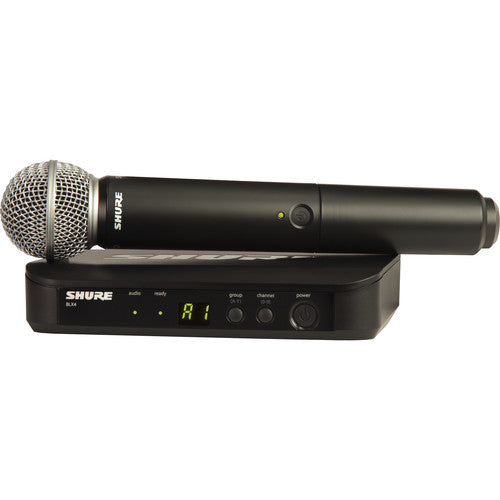Shure BLX24/SM58 Wireless Handheld Microphone System J10 Band