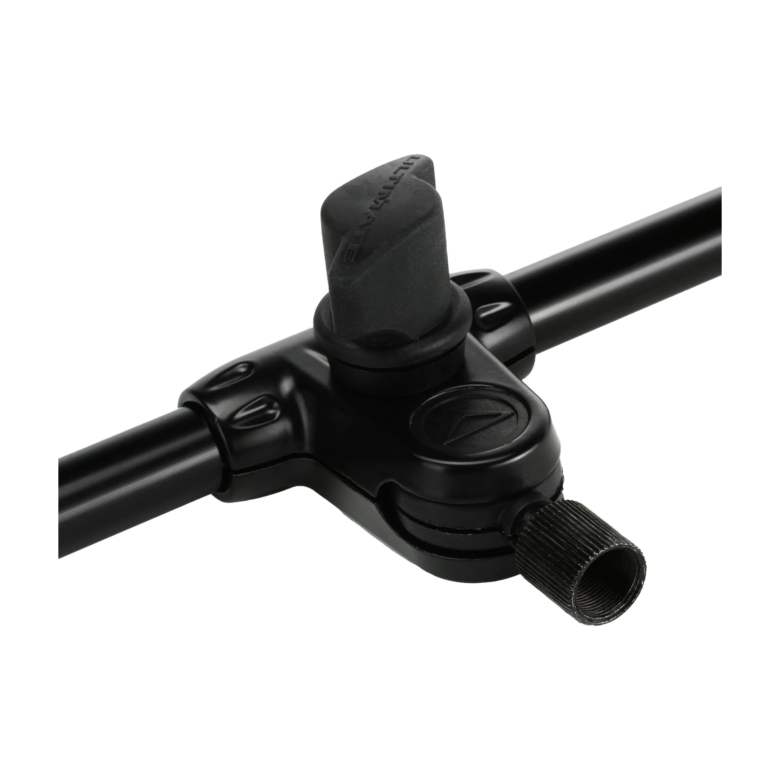 Close up view of Ultimate Support AX-48 Pro Mic Boom Arm with Adapter