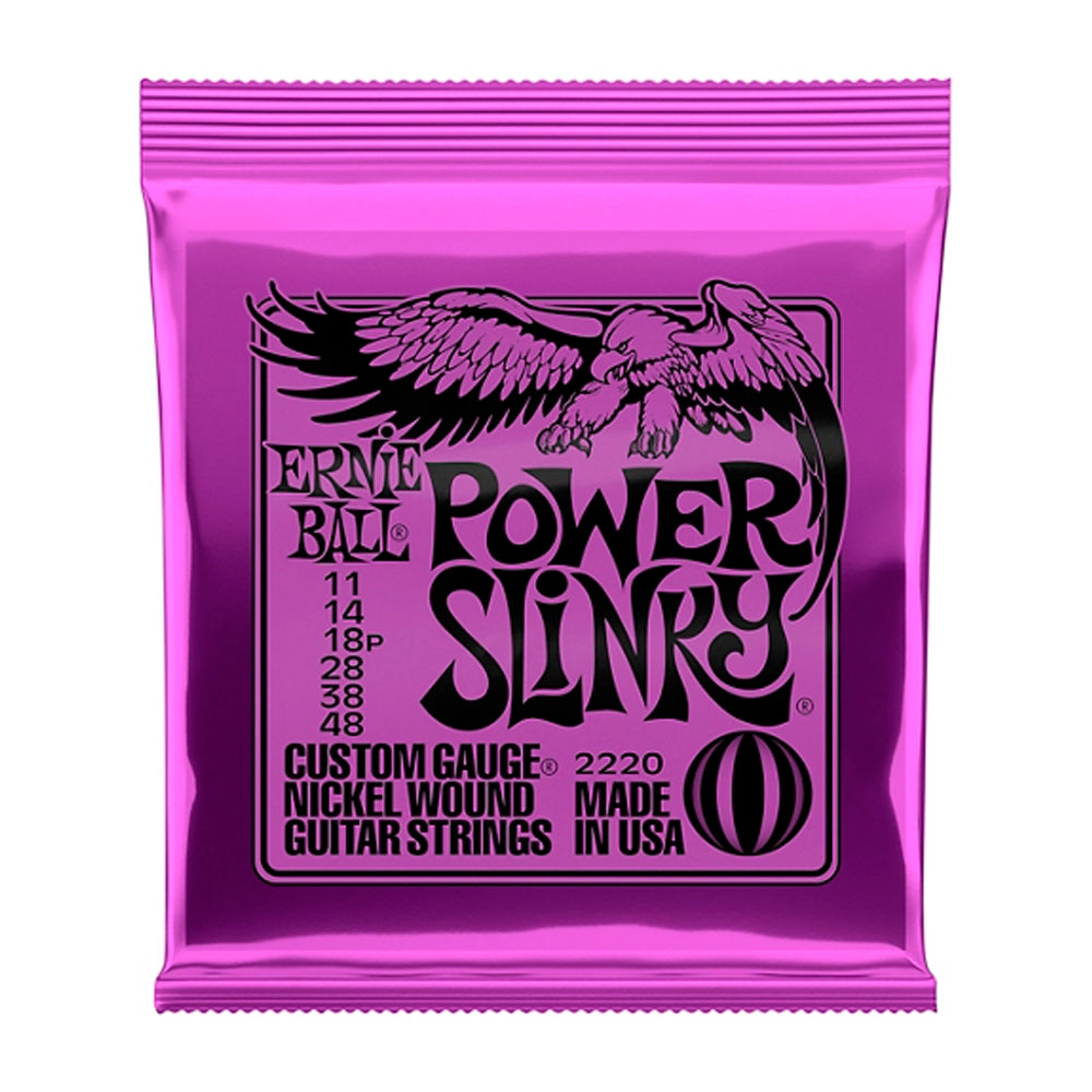 Cuerdas de guitarra eléctrica Ernie Ball 2220 Power Slinky de níquel