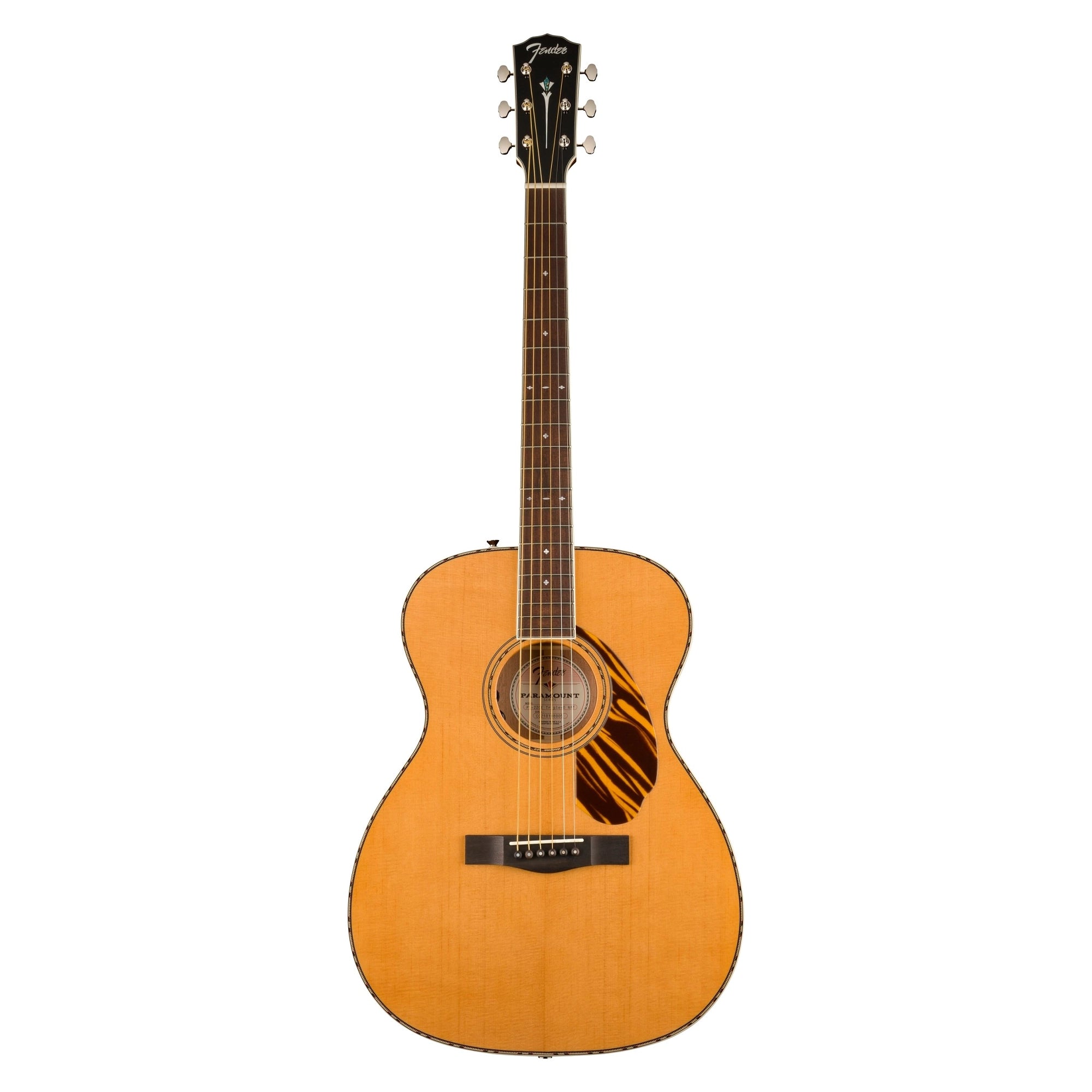 Fender Paramount PO-220E Orchestra Acoustic-Electric Guitar - Natural