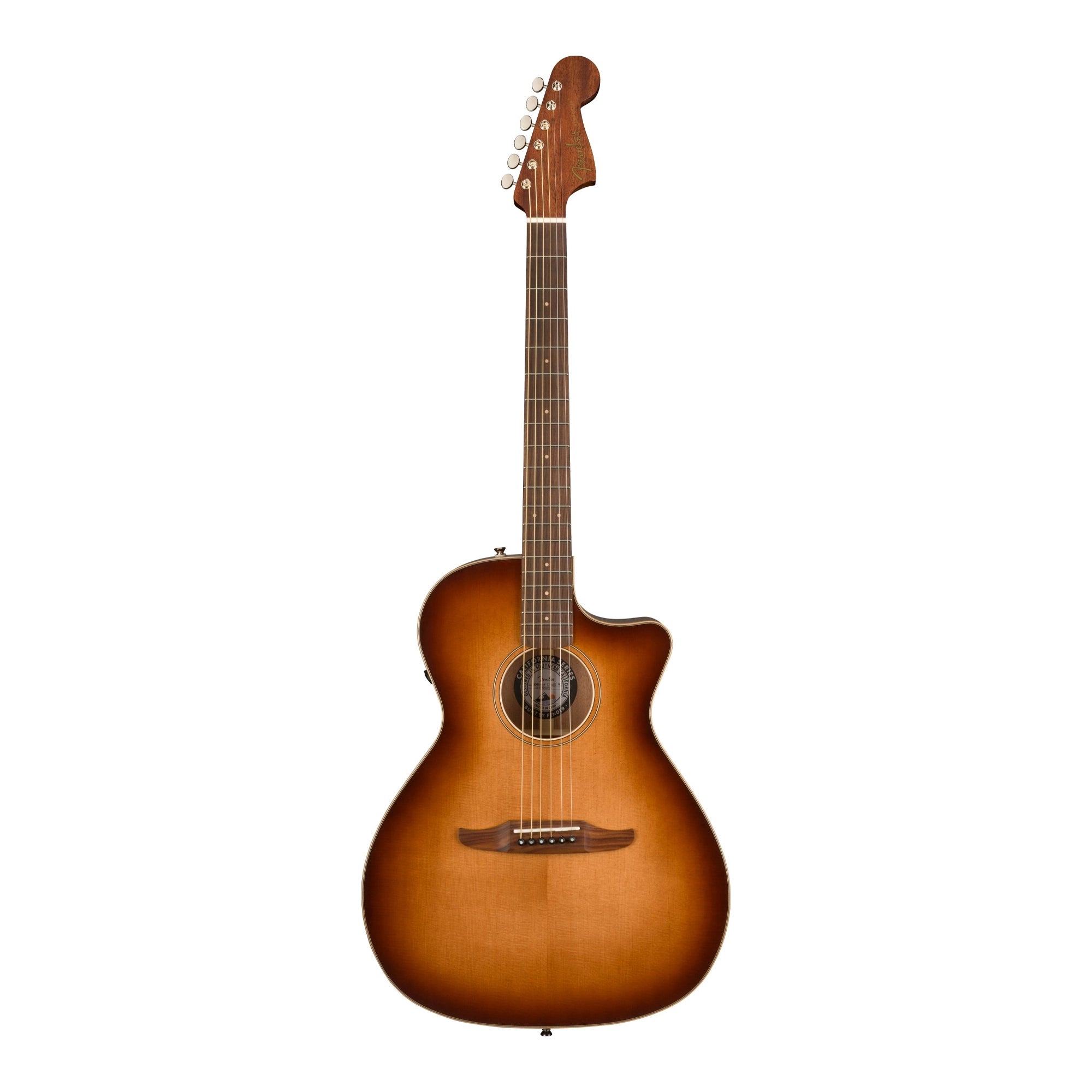 Fender Newporter Classic Acoustic Electric - Aged Cherry Burst