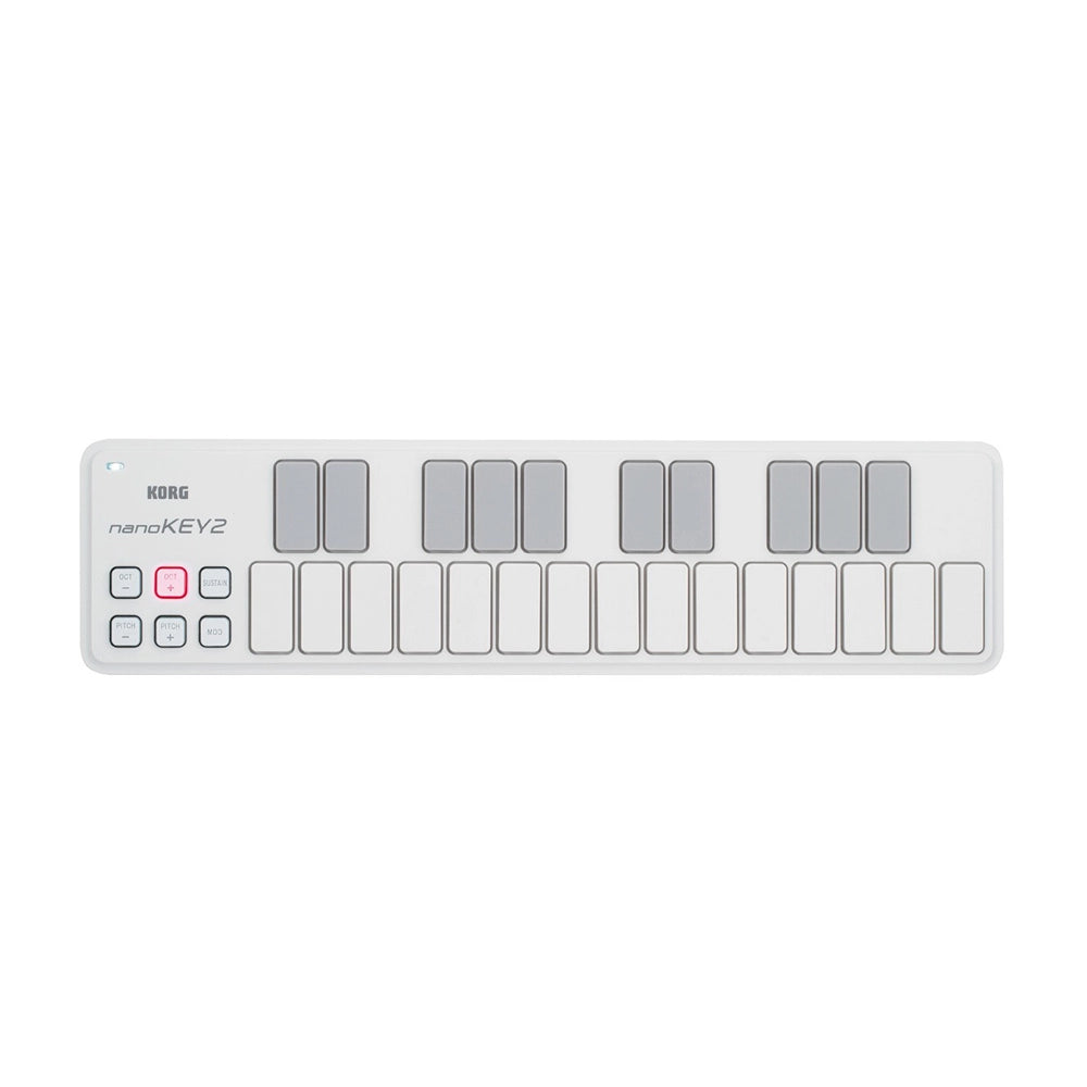 Korg Nanokey2 Slim-Line Usb Keyboard Controller - White