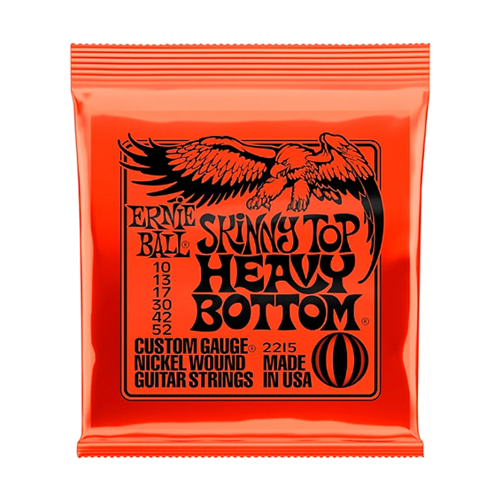 Cuerdas de guitarra eléctrica Ernie Ball 2215 Nickel Skinny Top/Heavy Bottom