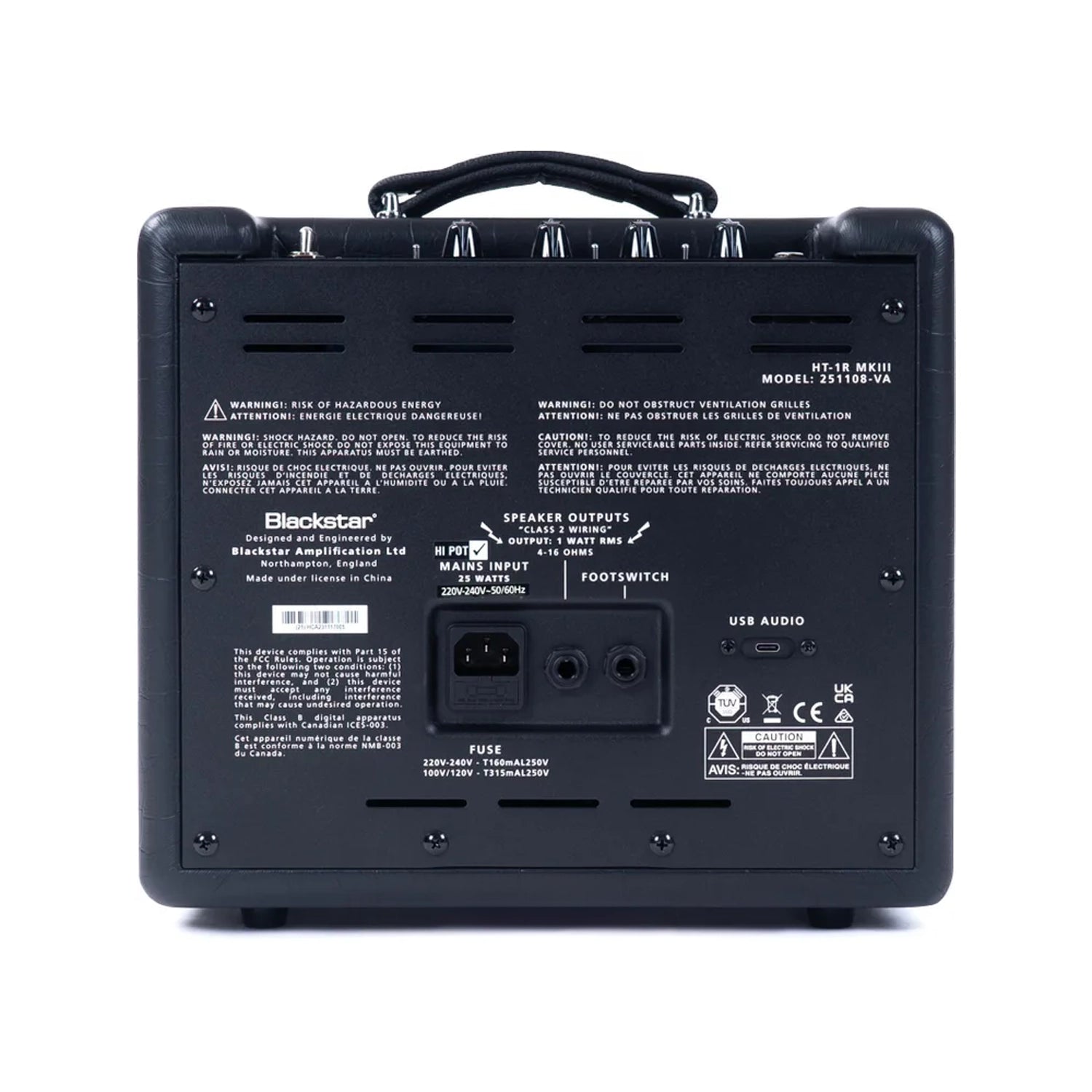Blackstar HT-1R MK III 1 x 8-inch 1-watt Tube Combo Amplifier