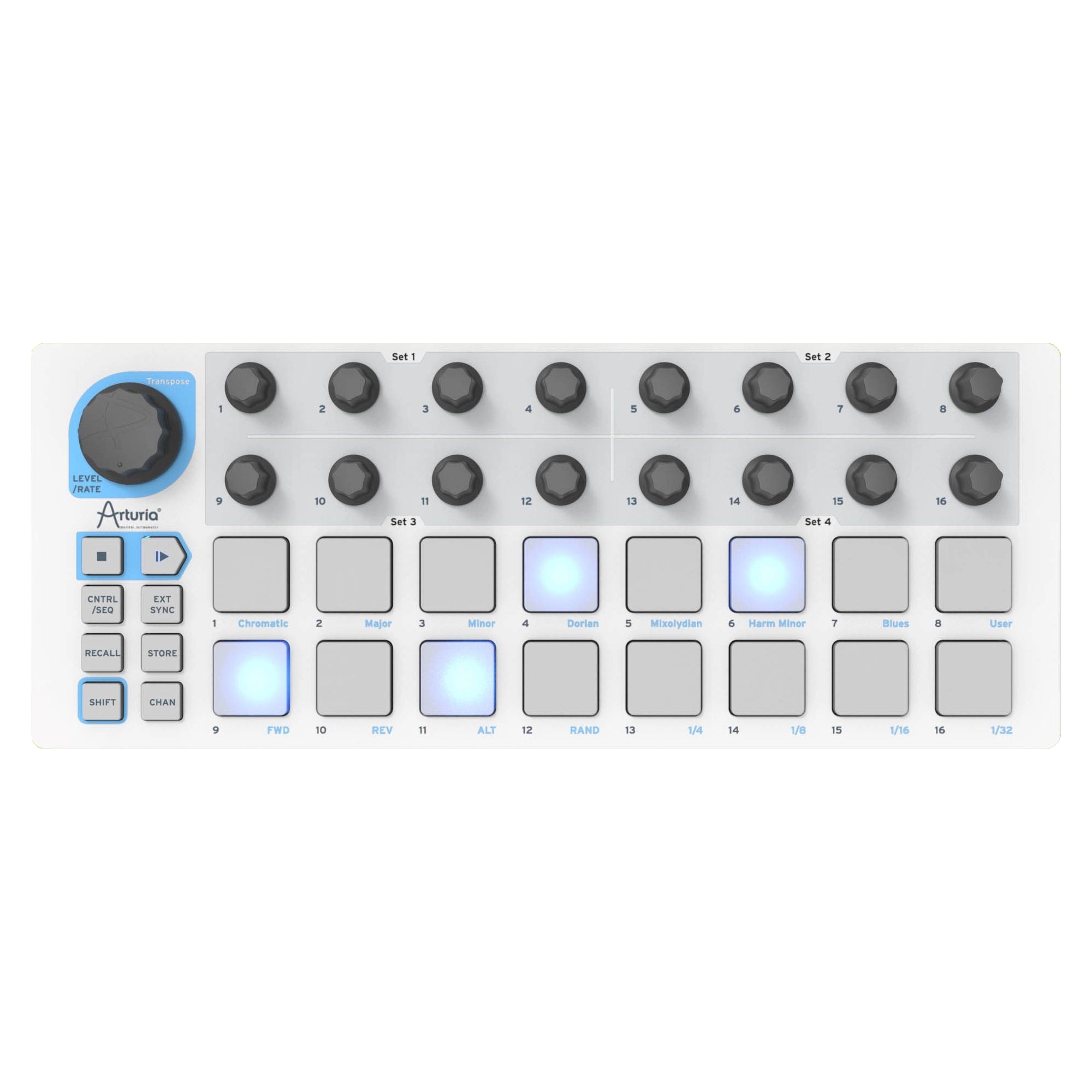 Controlador de Pad Arturia Beatstep y Secuenciador CV/Gate
