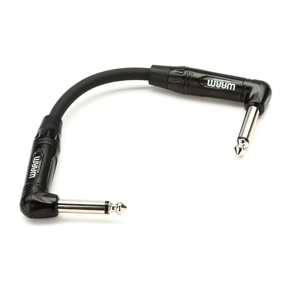 Warm Audio Pro-TS-2RT-6" Pro Series Right Angle to Right Angle TS Patch Cable - 6"