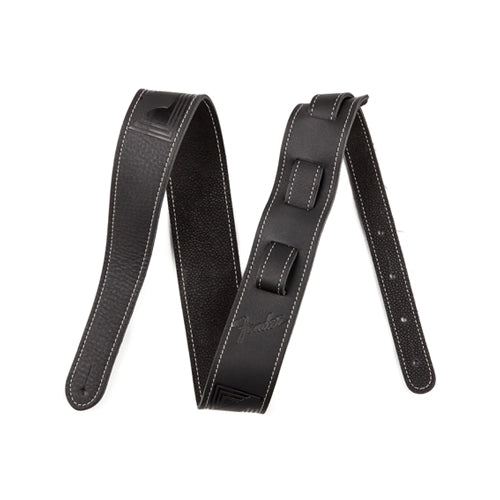 Fender Monogram Leather Strap - Black