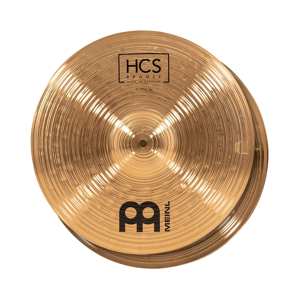 Meinl HCS Bronze 15" Hi-Hat Cymbals