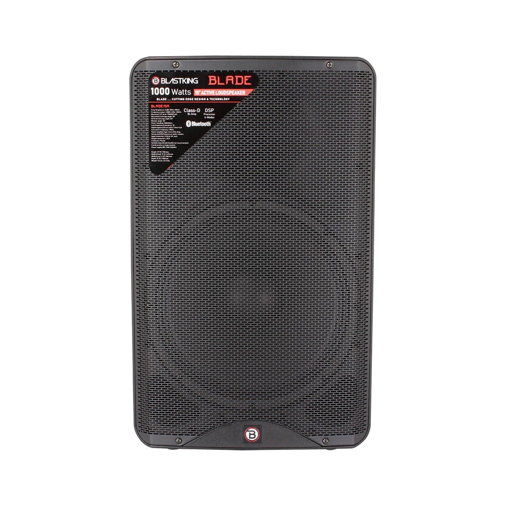 Blastking BLADE15A 15” Active Loudspeaker 1000 Watts Class-D with DSP Processor