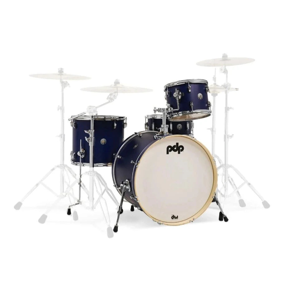PDP by DW Spectrum Series 4-Piece Shell Pack with 22 in. Bass Drum Ultraviolet